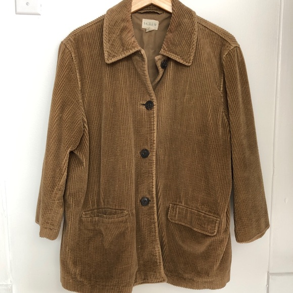 J. Crew Jackets & Blazers - Vintage J. CREW corduroy tan coat jacket